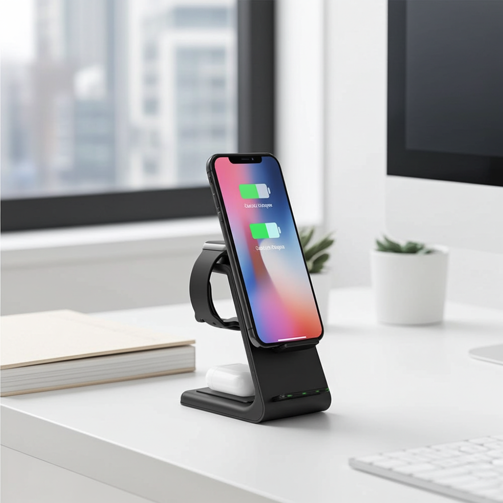 3 in 1 Wireless Charger Stand for iPhone