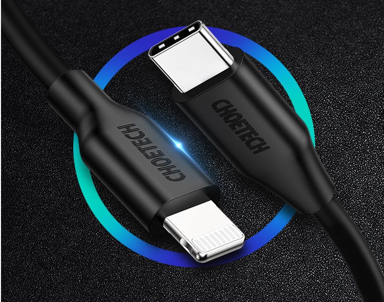 CHOETECH 2m Certified USB-C Lightning Cable