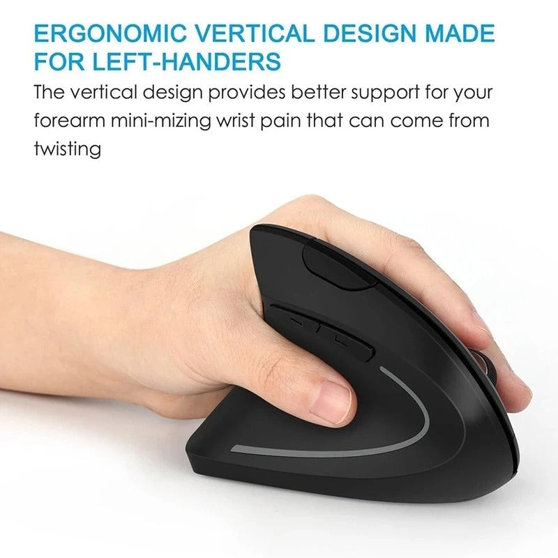 Wireless 2.4G Vertical Right-Hand Charging Mouse