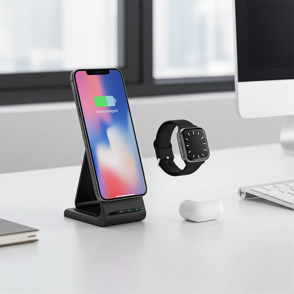 3 in 1 Wireless Charger Stand for iPhone